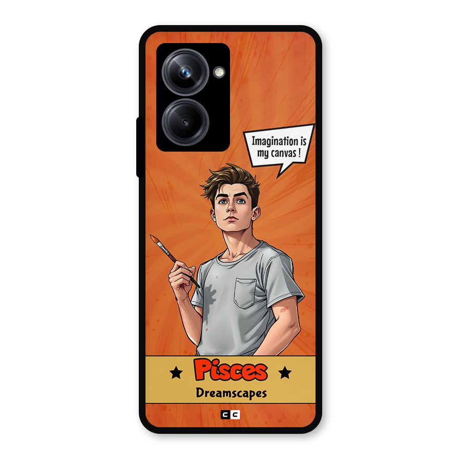 Pisces Dreamer Metal Back Case for Realme 10 Pro