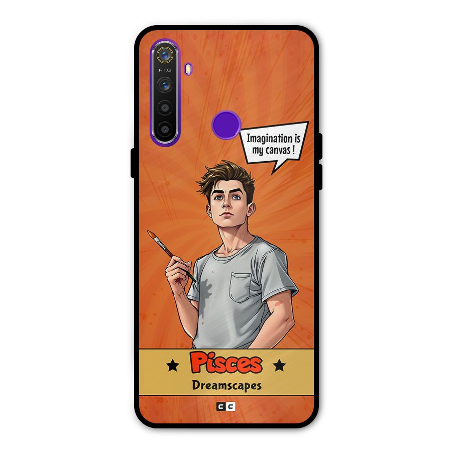 Pisces Dreamer Metal Back Case for Realme 5