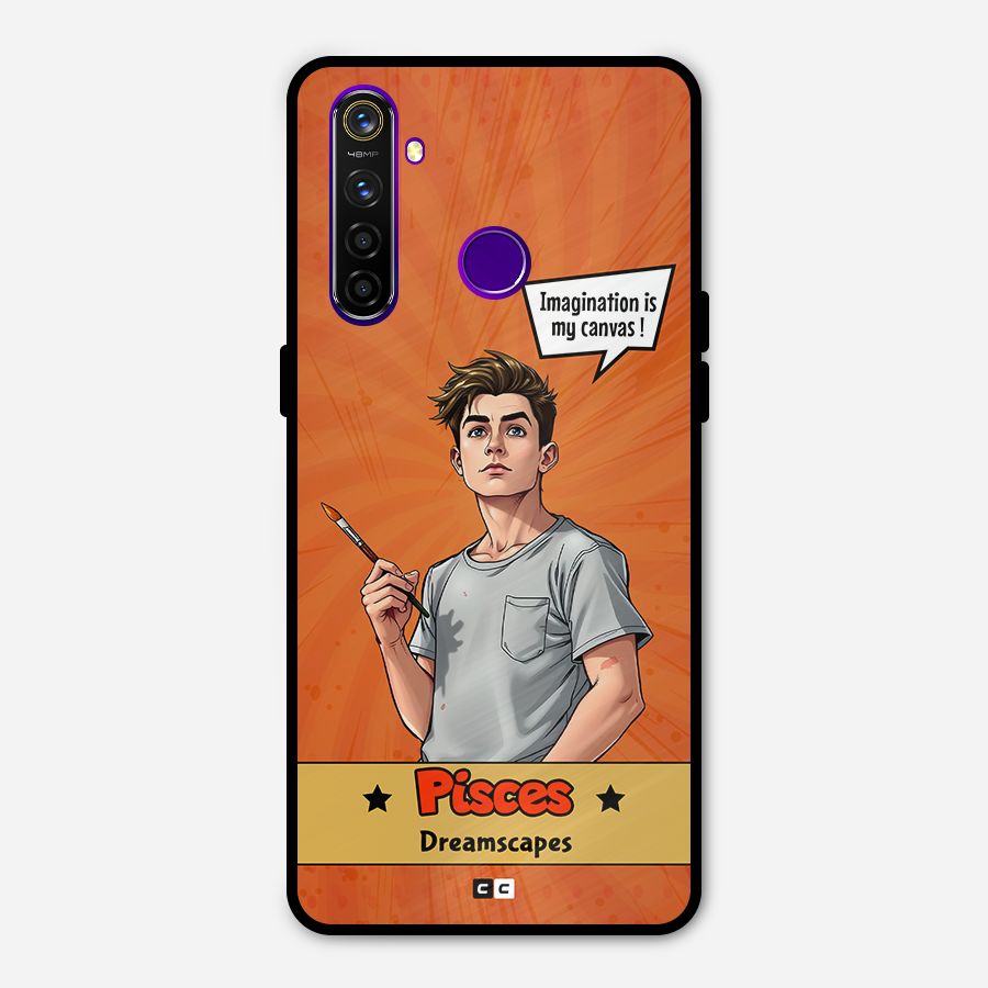 Pisces Dreamer Metal Back Case for Realme 5 Pro
