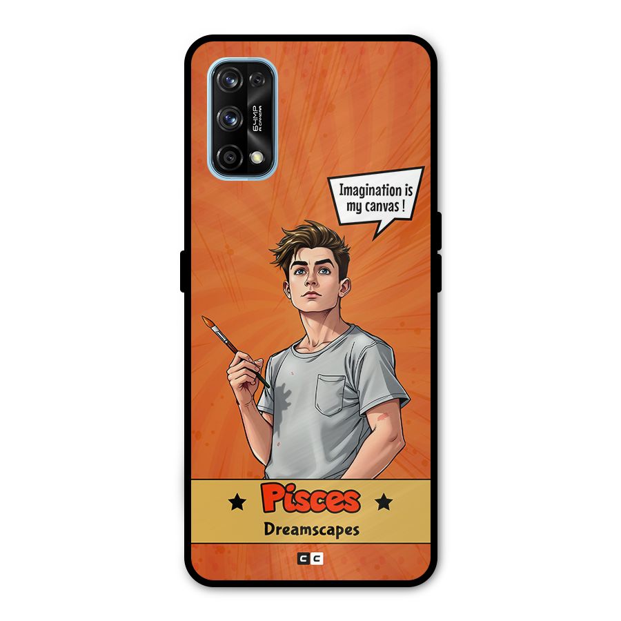 Pisces Dreamer Metal Back Case for Realme 7 Pro