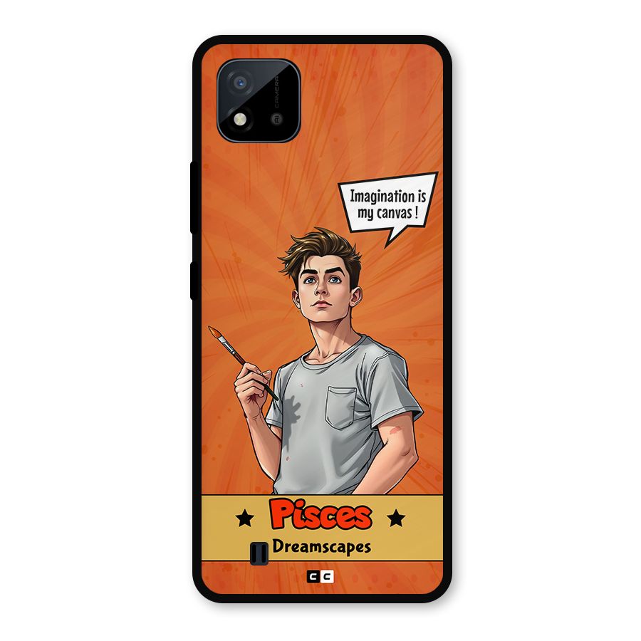 Pisces Dreamer Metal Back Case for Realme C11 2021