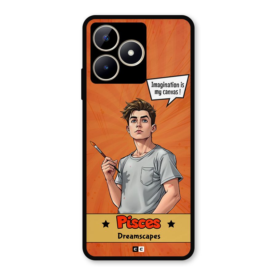 Pisces Dreamer Metal Back Case for Realme C53