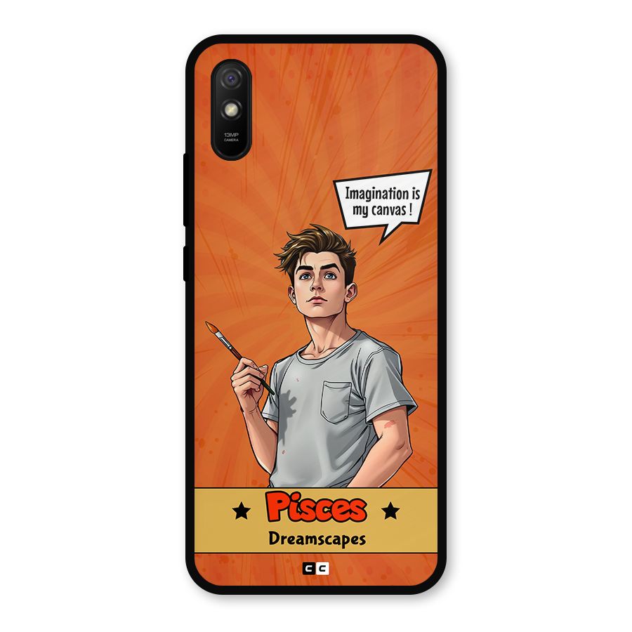 Pisces Dreamer Metal Back Case for Redmi 9i