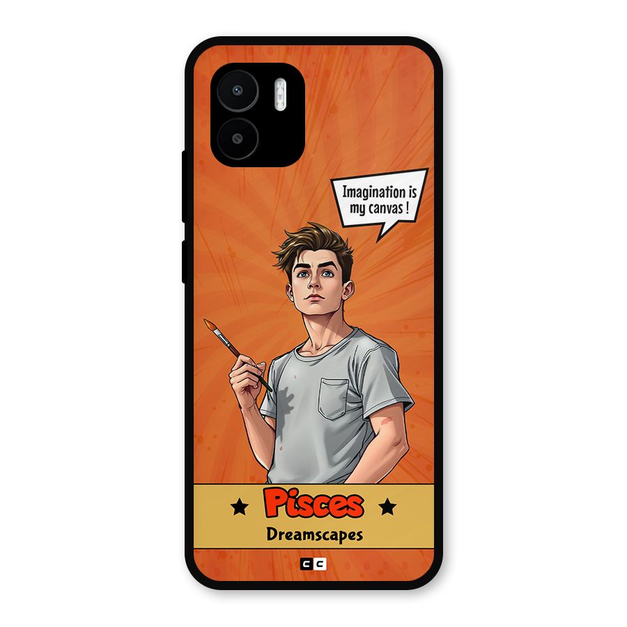 Pisces Dreamer Metal Back Case for Redmi A2