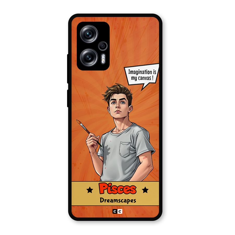 Pisces Dreamer Metal Back Case for Redmi K50i