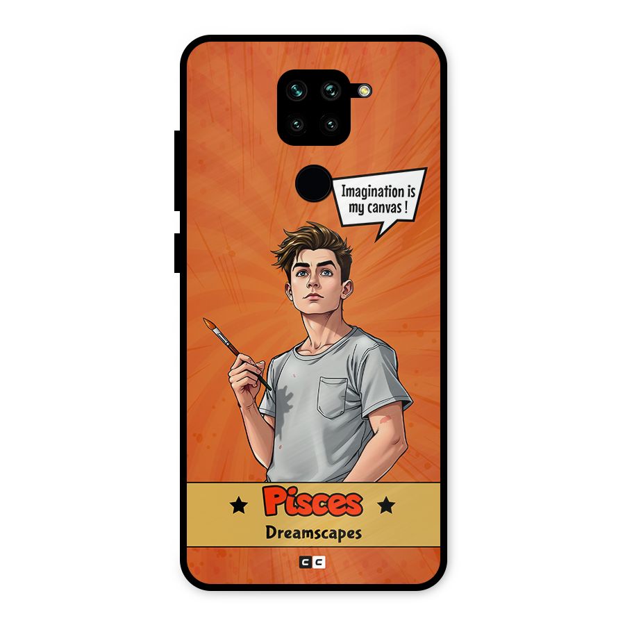 Pisces Dreamer Metal Back Case for Redmi Note 9