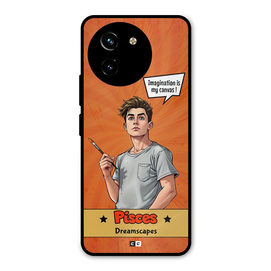 Pisces Dreamer Metal Back Case for Vivo T3x