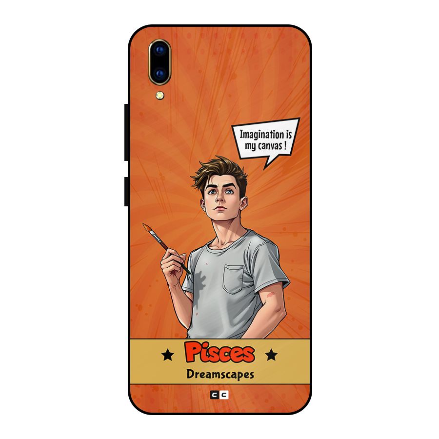Pisces Dreamer Metal Back Case for Vivo V11 Pro