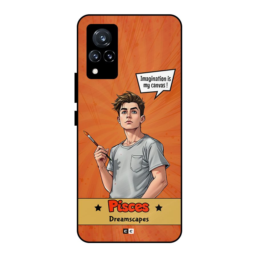 Pisces Dreamer Metal Back Case for Vivo V21 5G