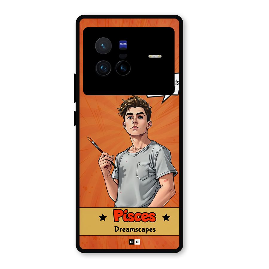 Pisces Dreamer Metal Back Case for Vivo X80
