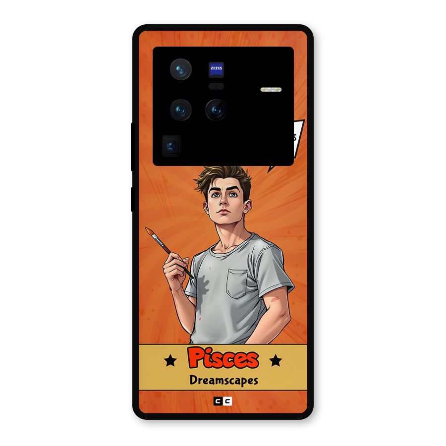 Pisces Dreamer Metal Back Case for Vivo X80 Pro