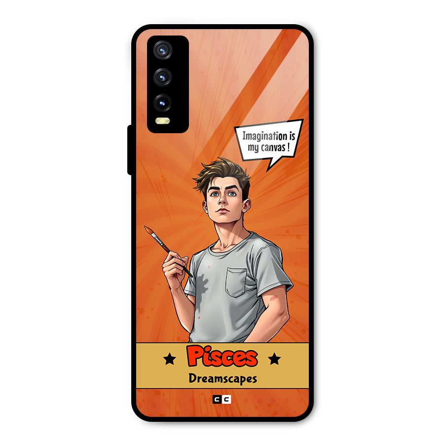 Pisces Dreamer Metal Back Case for Vivo Y20