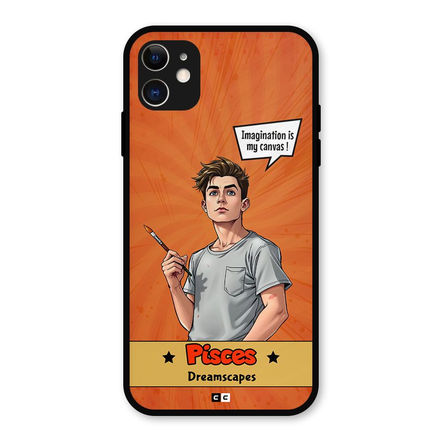Pisces Dreamer Metal Back Case for iPhone 11