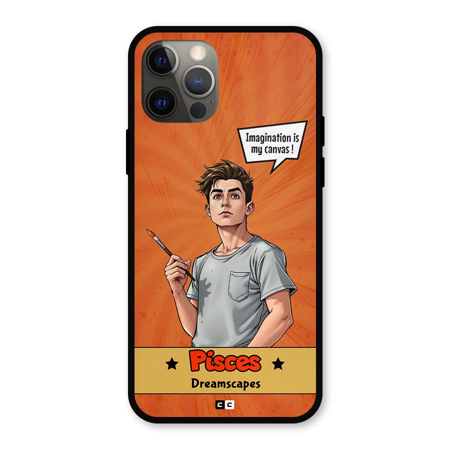 Pisces Dreamer Metal Back Case for iPhone 12 Pro