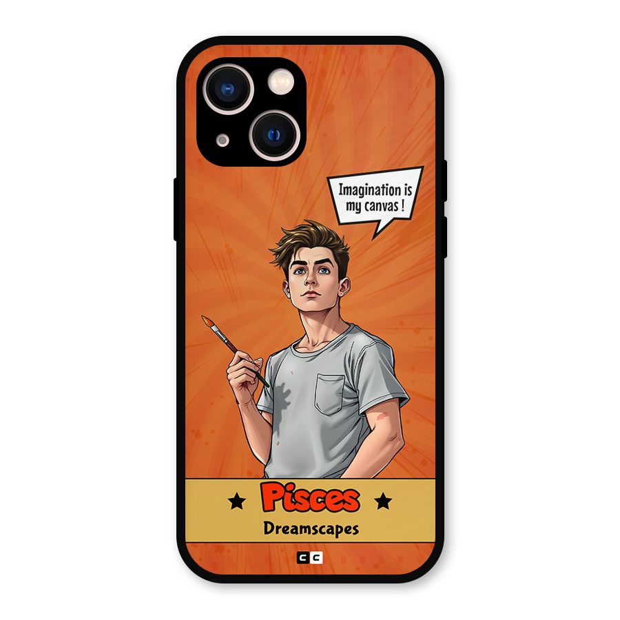 Pisces Dreamer Metal Back Case for iPhone 13