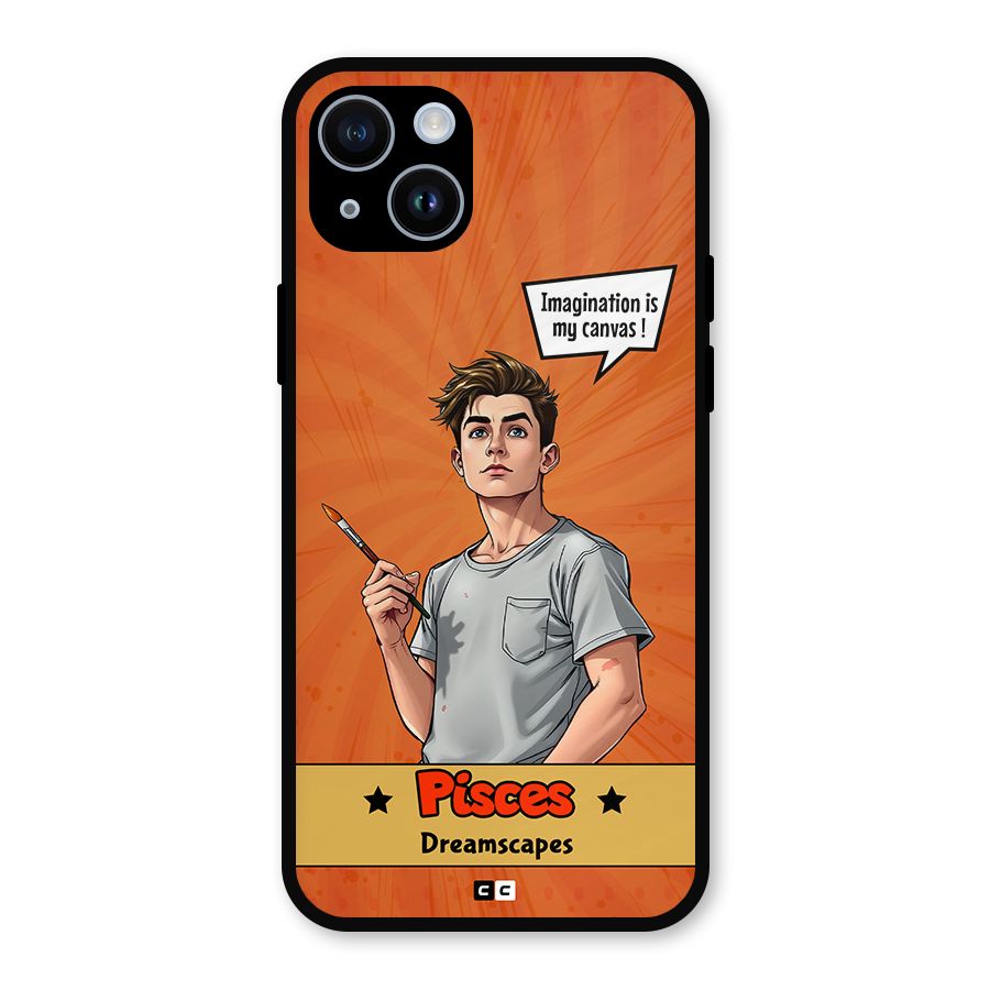 Pisces Dreamer Metal Back Case for iPhone 14