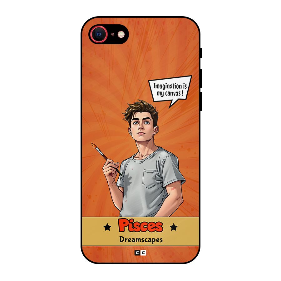 Pisces Dreamer Metal Back Case for iPhone SE 2022