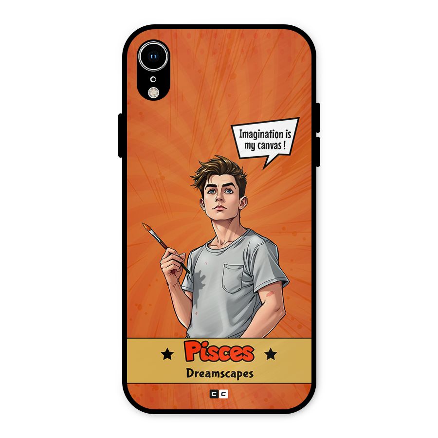Pisces Dreamer Metal Back Case for iPhone XR