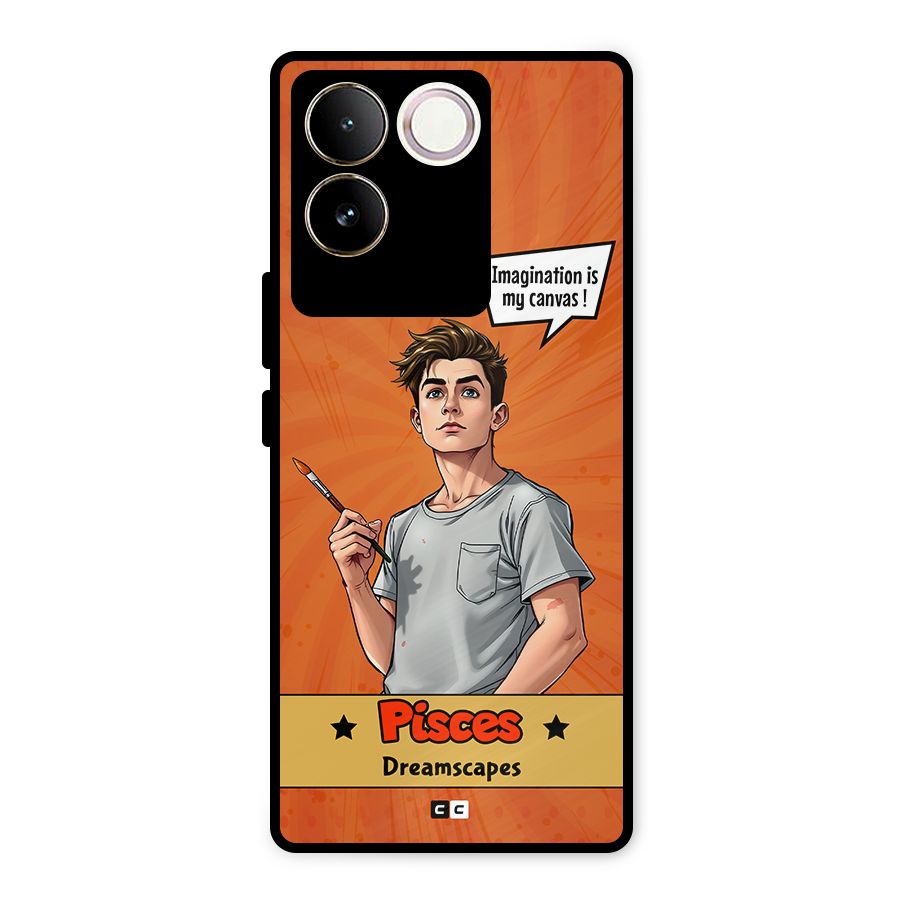 Pisces Dreamer Metal Back Case for iQOO Z7 Pro