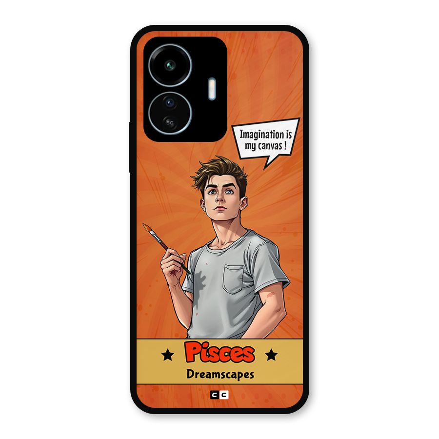 Pisces Dreamer Metal Back Case for vivo iQOO Z6 Lite 5G