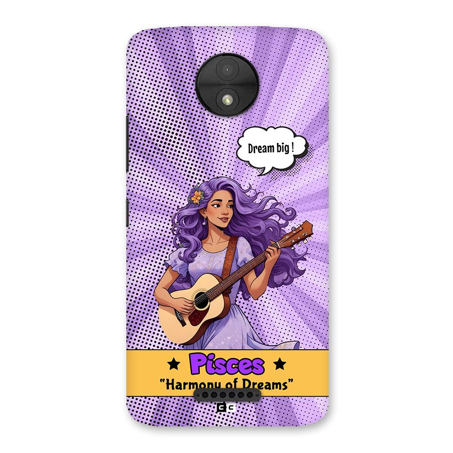 Pisces Dreams Back Case for Moto C
