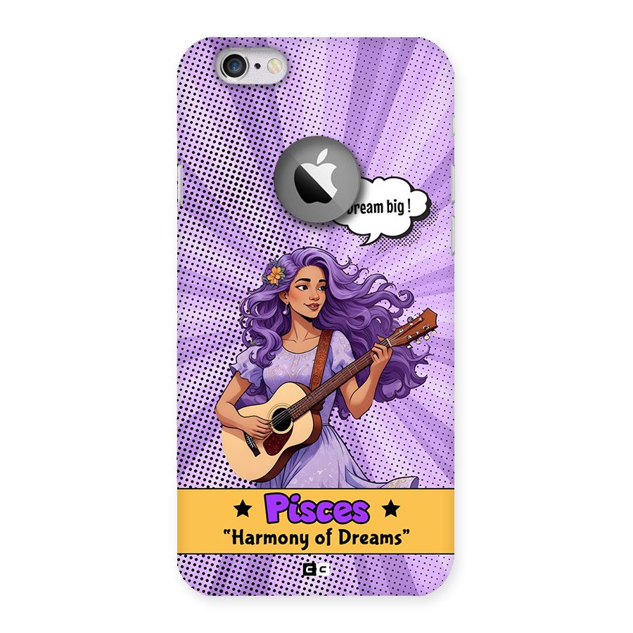 Pisces Dreams Back Case for iPhone 6 Logo Cut