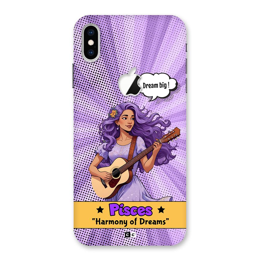 Pisces Dreams Back Case for iPhone XS Max Apple Cut