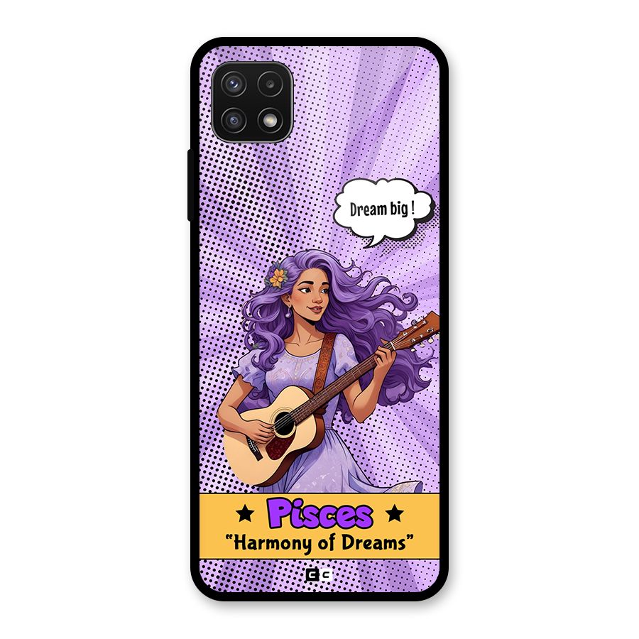 Pisces Dreams Glass Back Case for Galaxy A22 5G