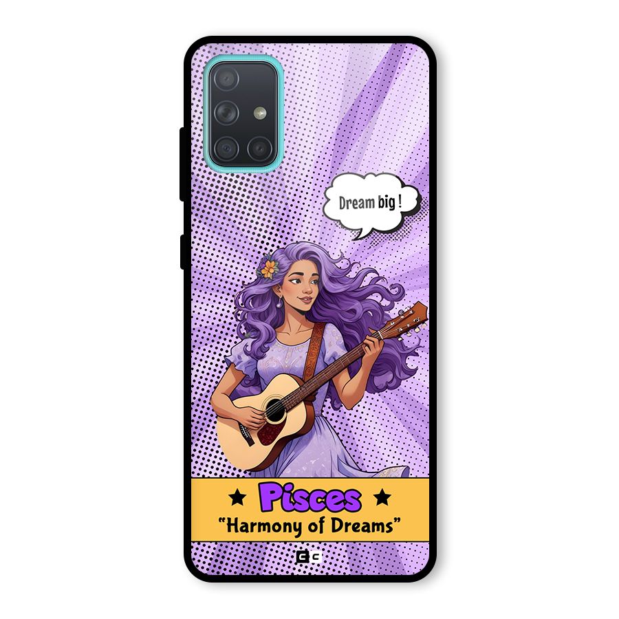Pisces Dreams Glass Back Case for Galaxy A71