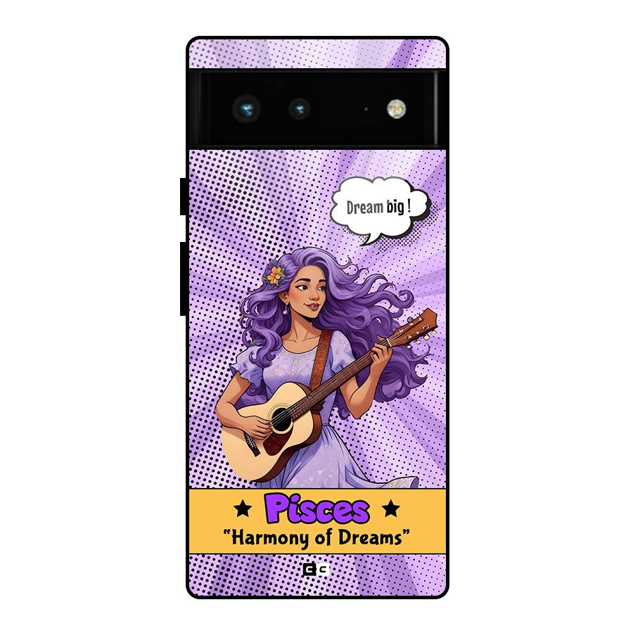 Pisces Dreams Glass Back Case for Google Pixel 6