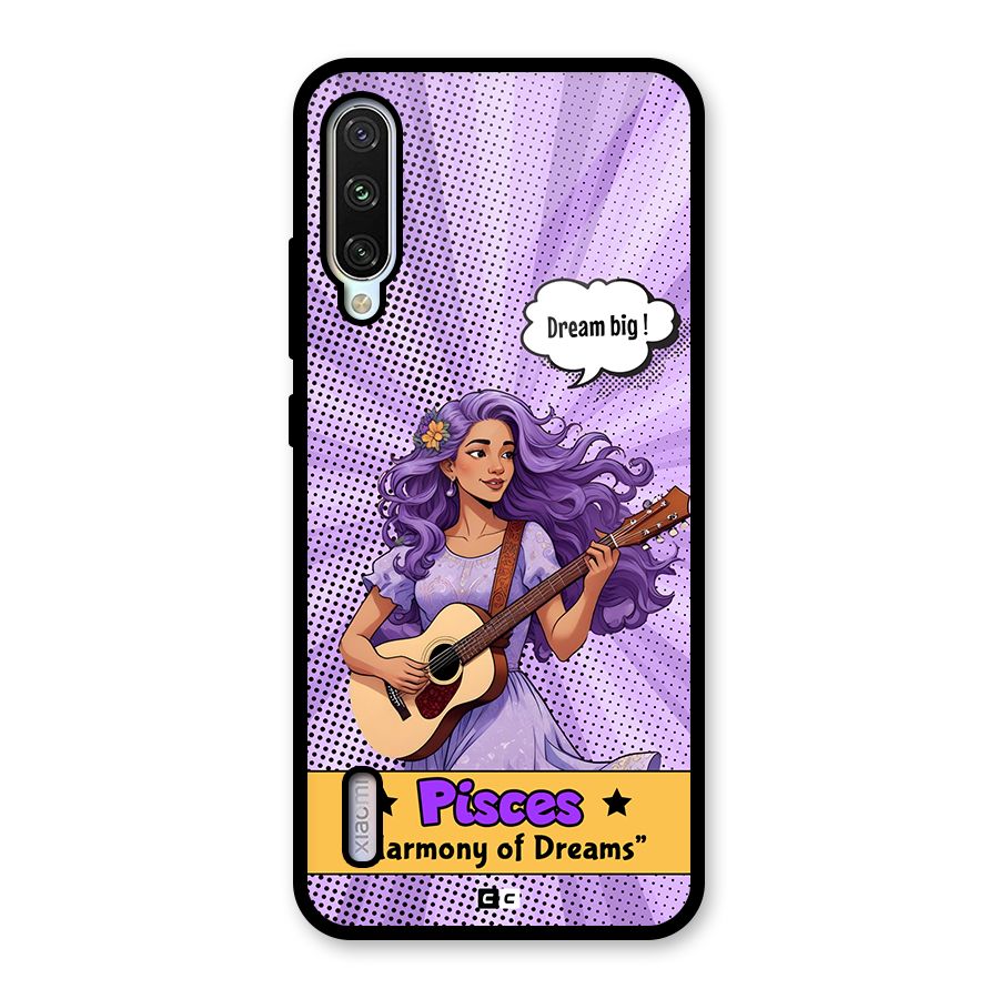Pisces Dreams Glass Back Case for Mi A3