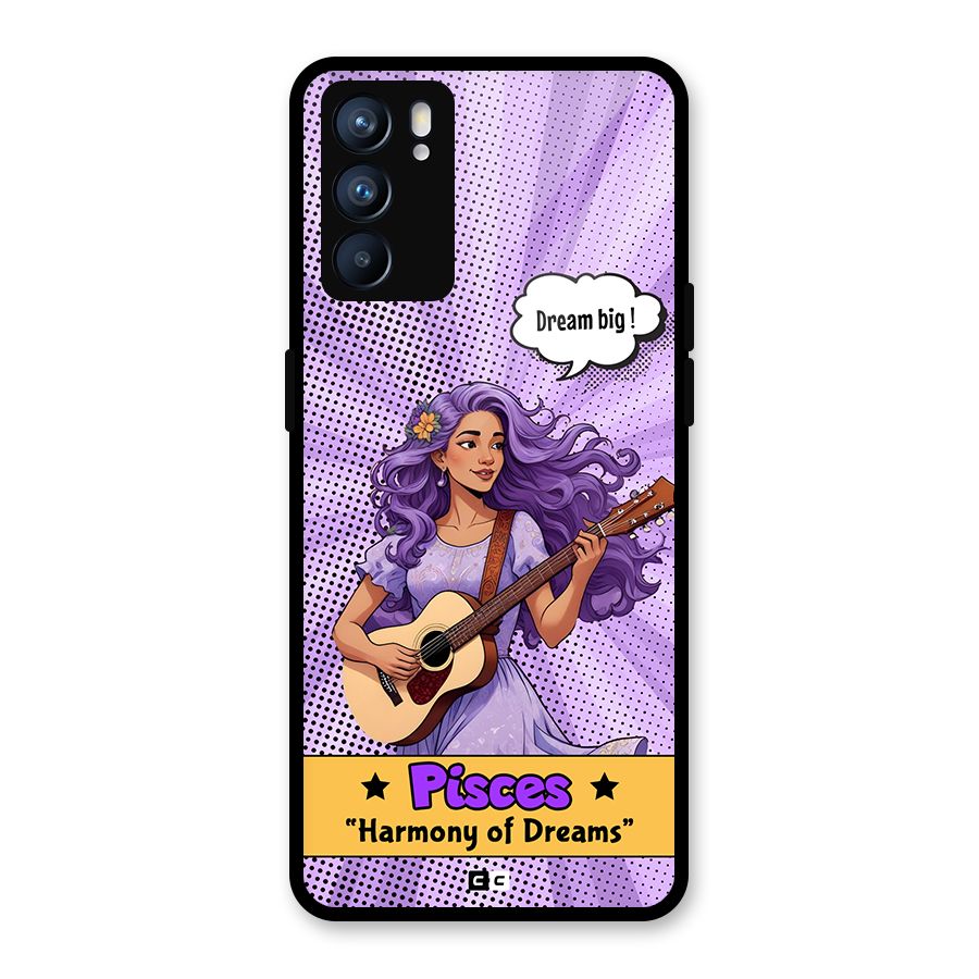 Pisces Dreams Glass Back Case for Oppo Reno6 5G
