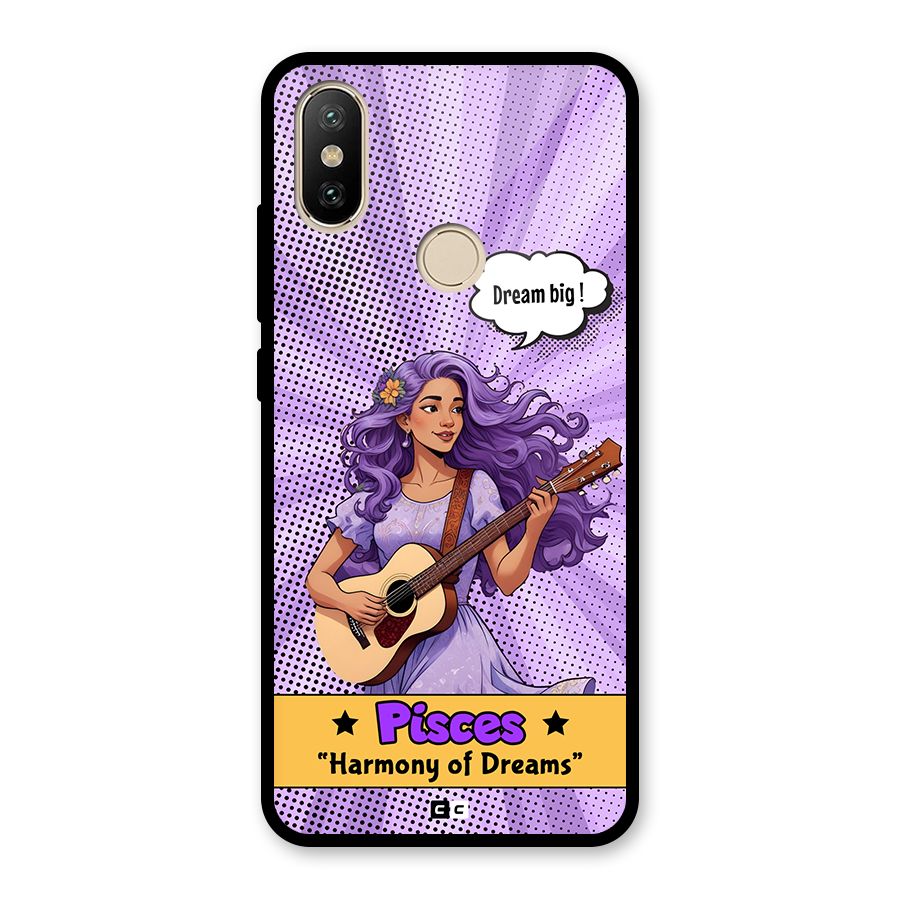 Pisces Dreams Glass Back Case for Redmi A2
