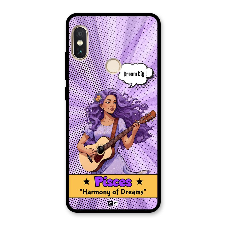 Pisces Dreams Glass Back Case for Redmi Note 5 Pro