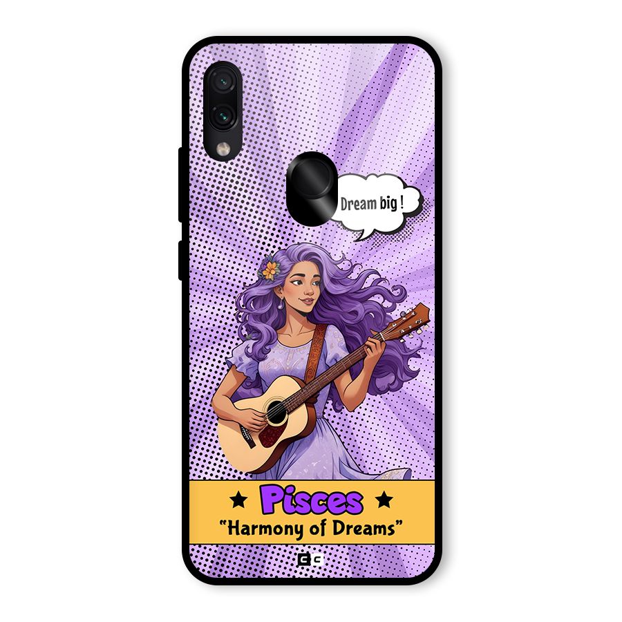 Pisces Dreams Glass Back Case for Redmi Note 7 Pro