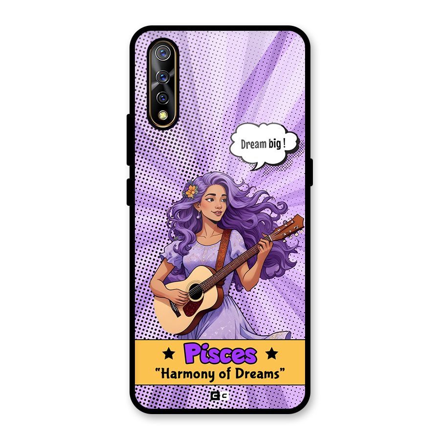 Pisces Dreams Glass Back Case for Vivo S1