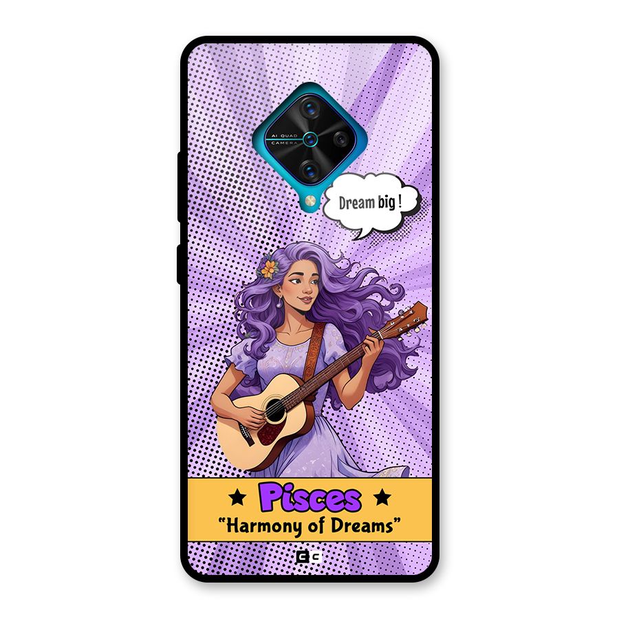 Pisces Dreams Glass Back Case for Vivo S1 Pro