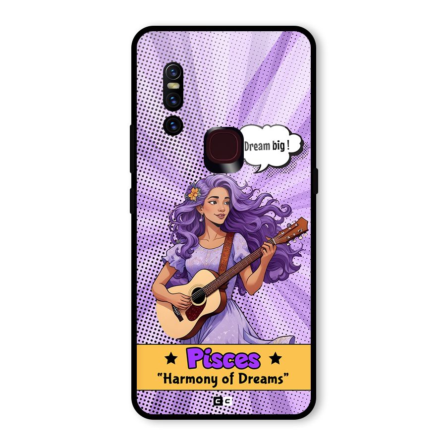 Pisces Dreams Glass Back Case for Vivo V15
