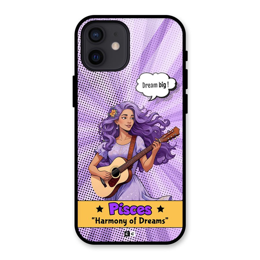 Pisces Dreams Glass Back Case for iPhone 12