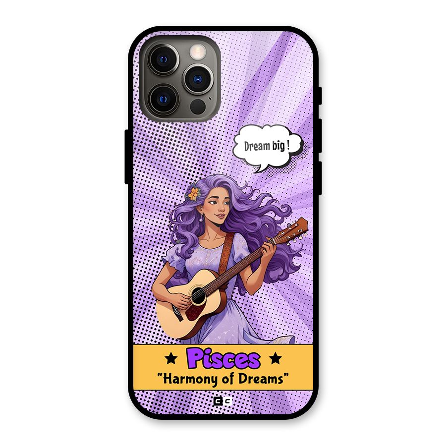 Pisces Dreams Glass Back Case for iPhone 12 Pro