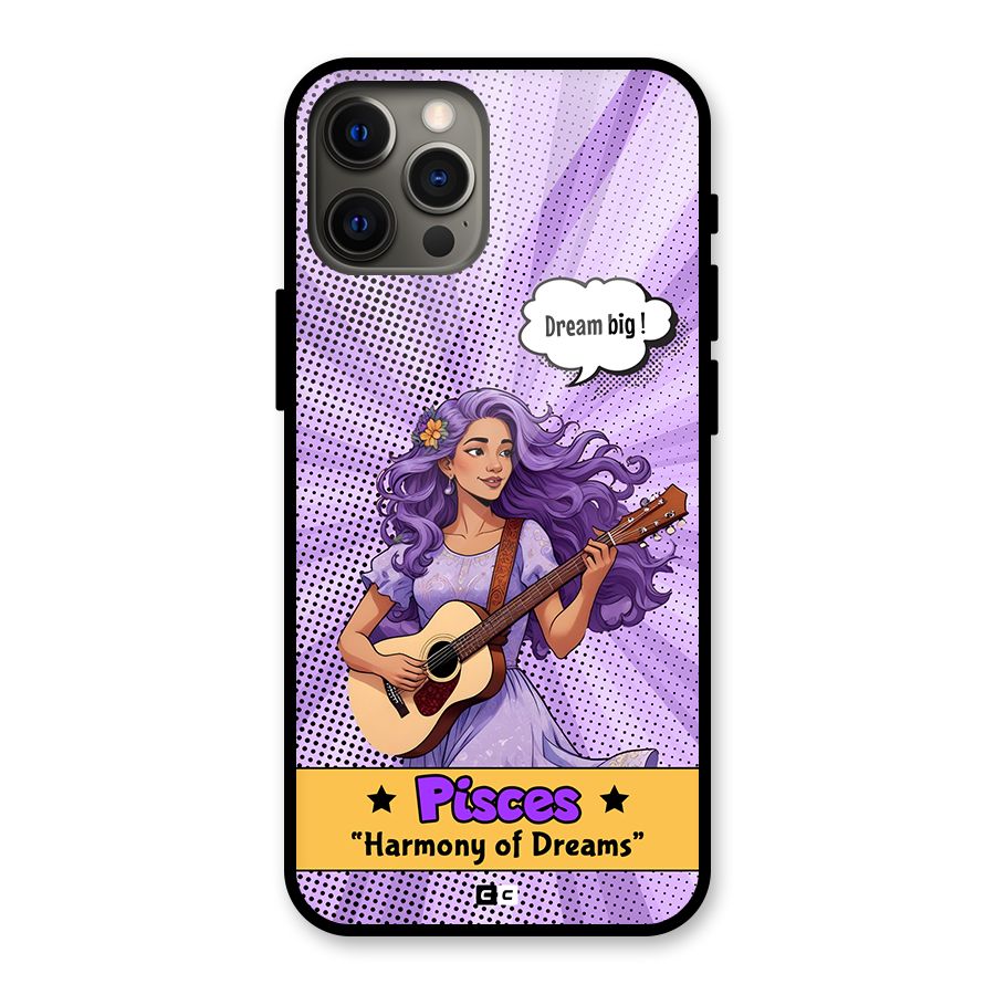 Pisces Dreams Glass Back Case for iPhone 12 Pro Max
