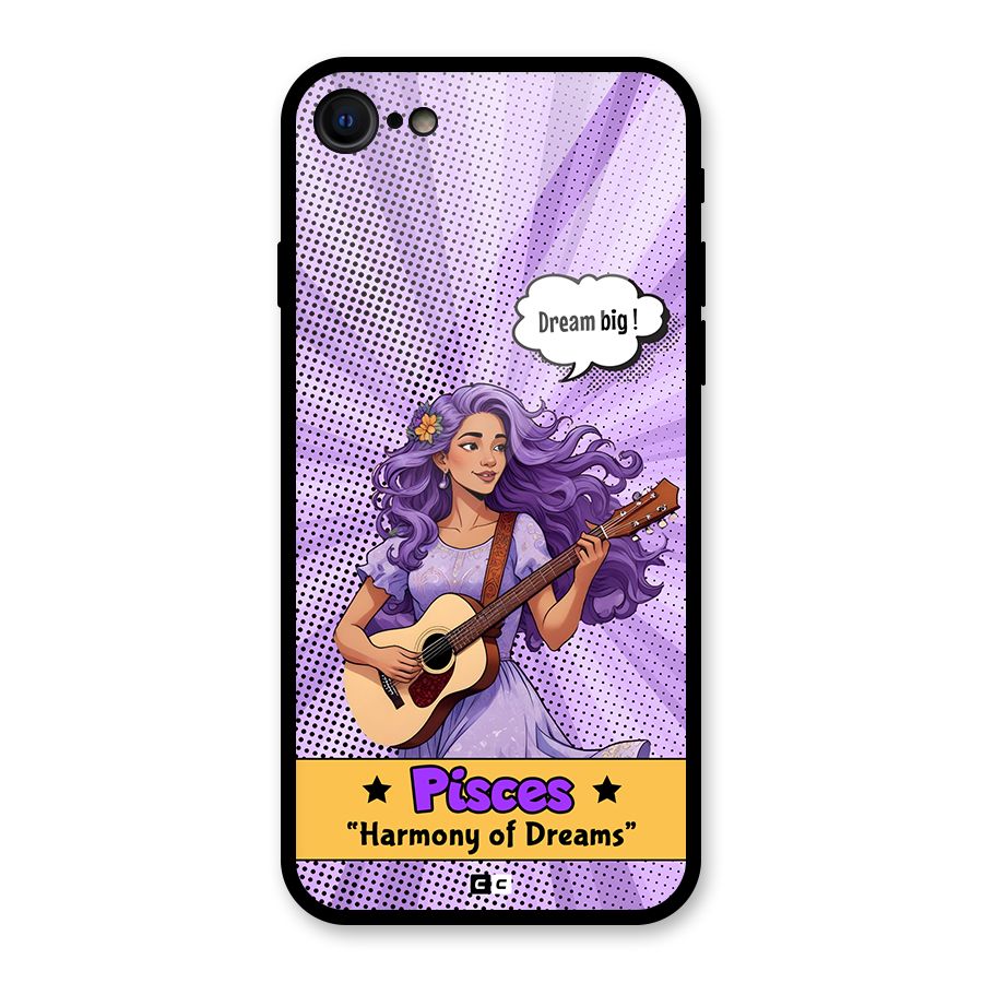Pisces Dreams Glass Back Case for iPhone 8