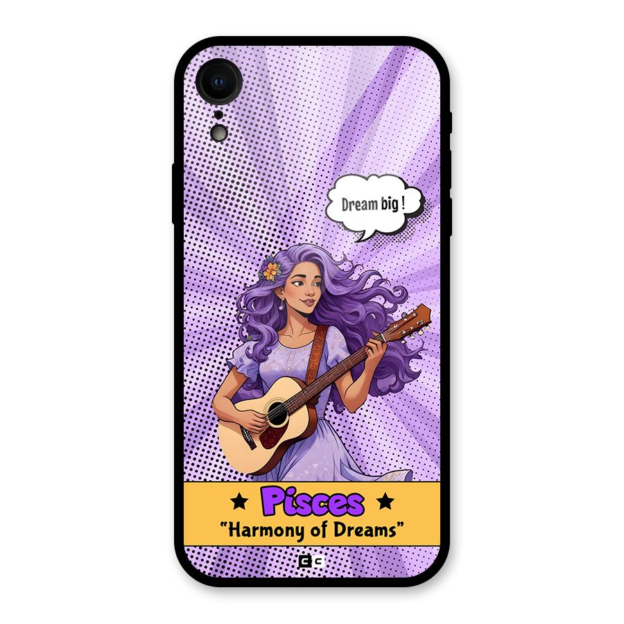Pisces Dreams Glass Back Case for iPhone XR