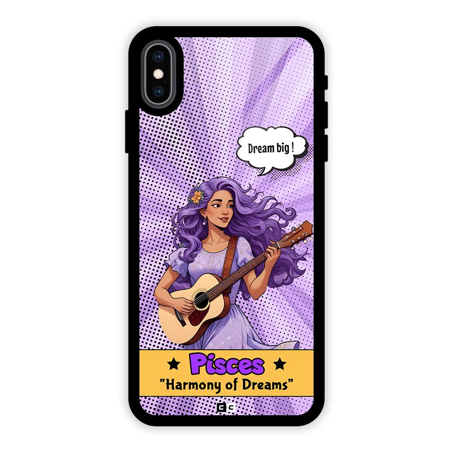 Pisces Dreams Glass Back Case for iPhone XS Max
