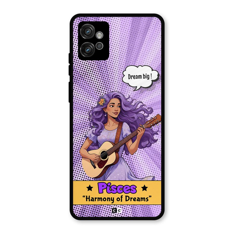 Pisces Dreams Metal Back Case for Moto G32