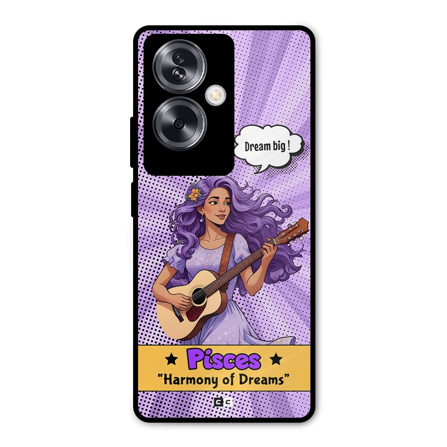 Pisces Dreams Metal Back Case for Oppo A79 5G