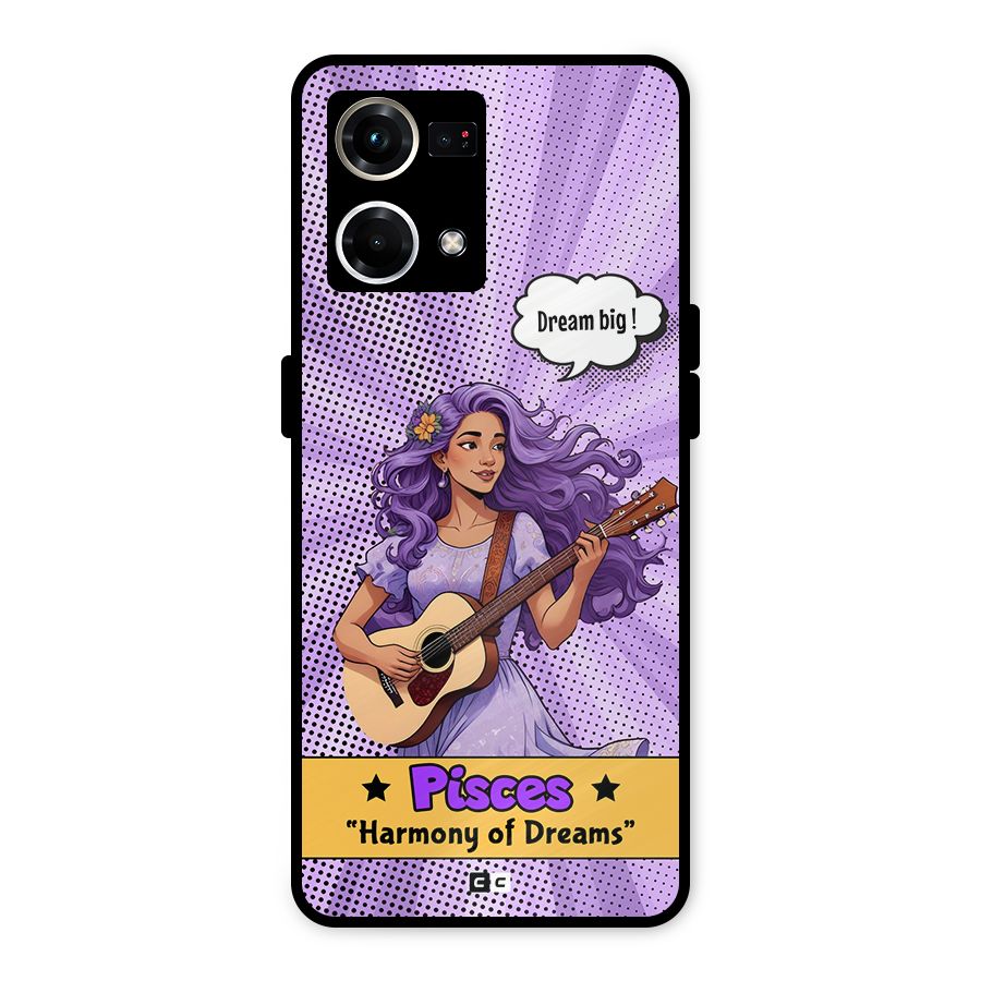 Pisces Dreams Metal Back Case for Oppo F21 Pro 4G