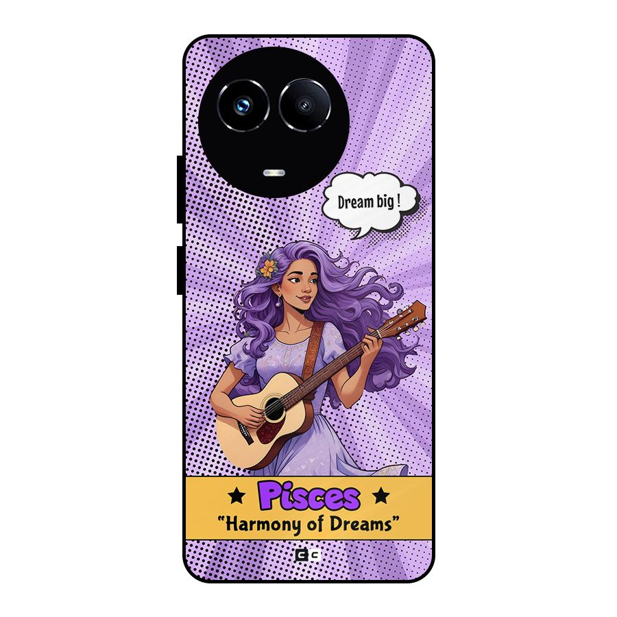 Pisces Dreams Metal Back Case for Realme 11X