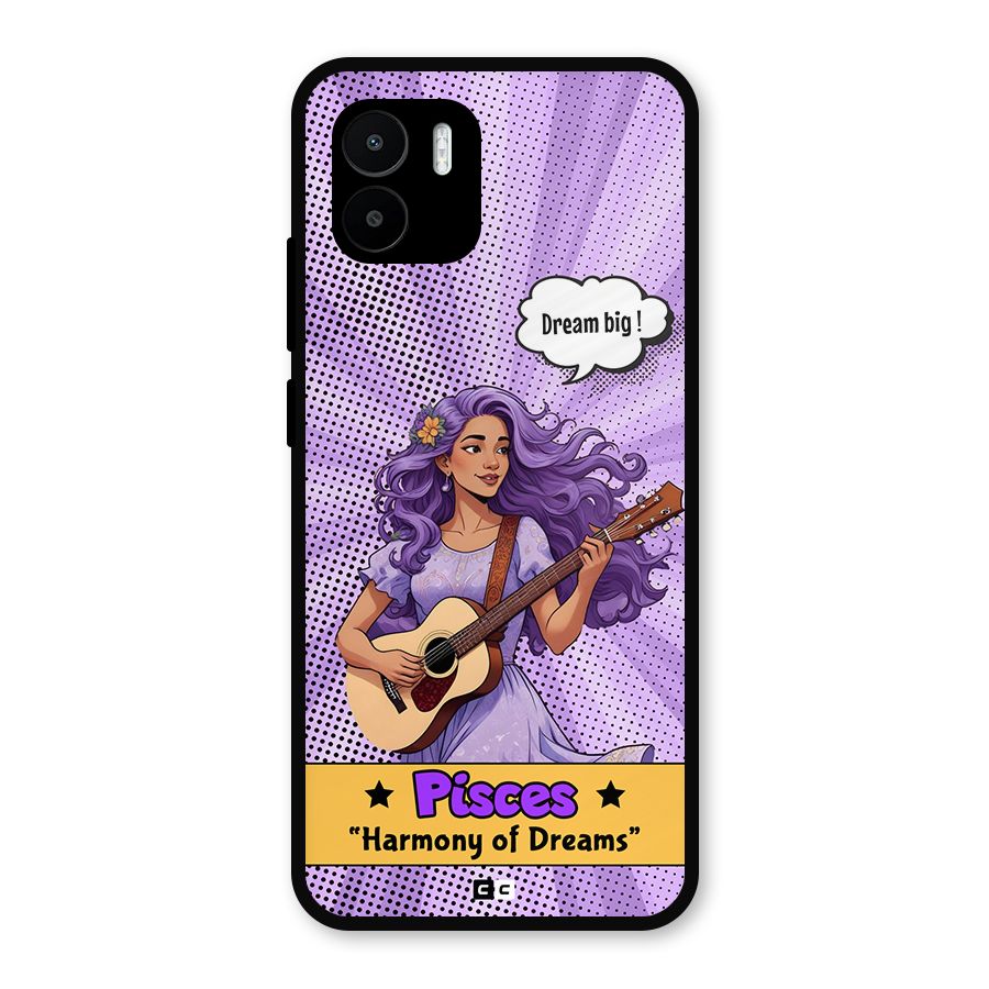 Pisces Dreams Metal Back Case for Redmi A1
