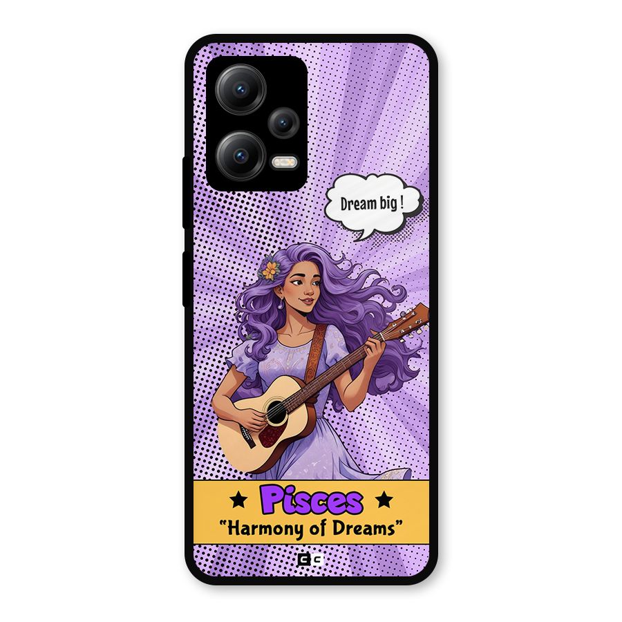 Pisces Dreams Metal Back Case for Redmi Note 12 5G